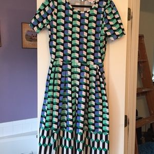 LuLaRoe Amelia dress with pockets